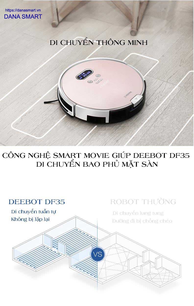 Ecovacs df35 di chuyển thông minh