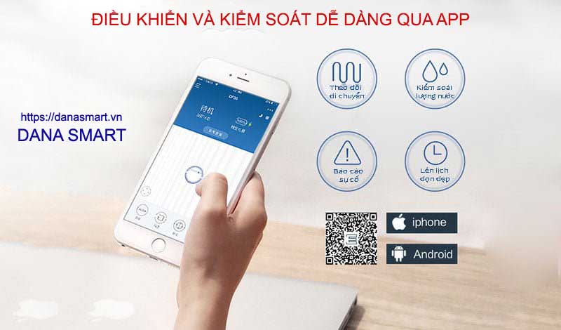 Dễ dàng điều khiển và kiểm soát qua App