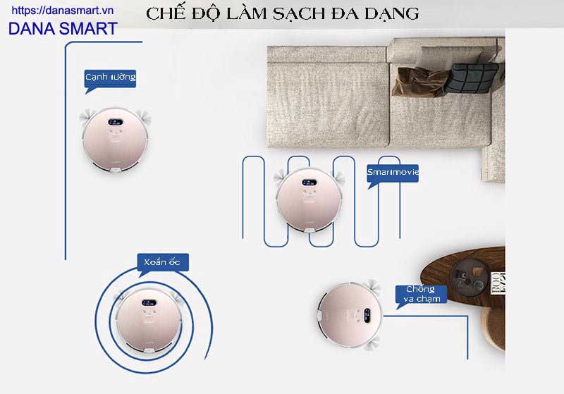 Nhiều chế độ làm sạch