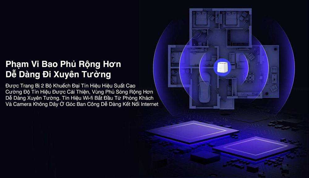 Công nghệ Wi-Fi 6 giúp tăng cường, phủ sóng toàn bộ ngôi nhà