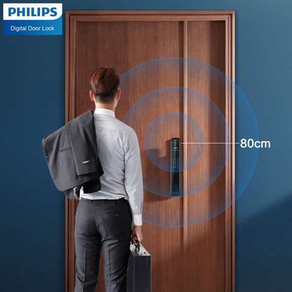 Khoảng cách nhận diện khuôn mặt của khóa điện tử Philips DDL702