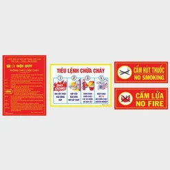 Bộ nội quy tiêu lệnh 4 mảnh Kentom