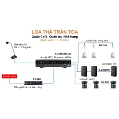 Hệ thống loa thả trần TOA