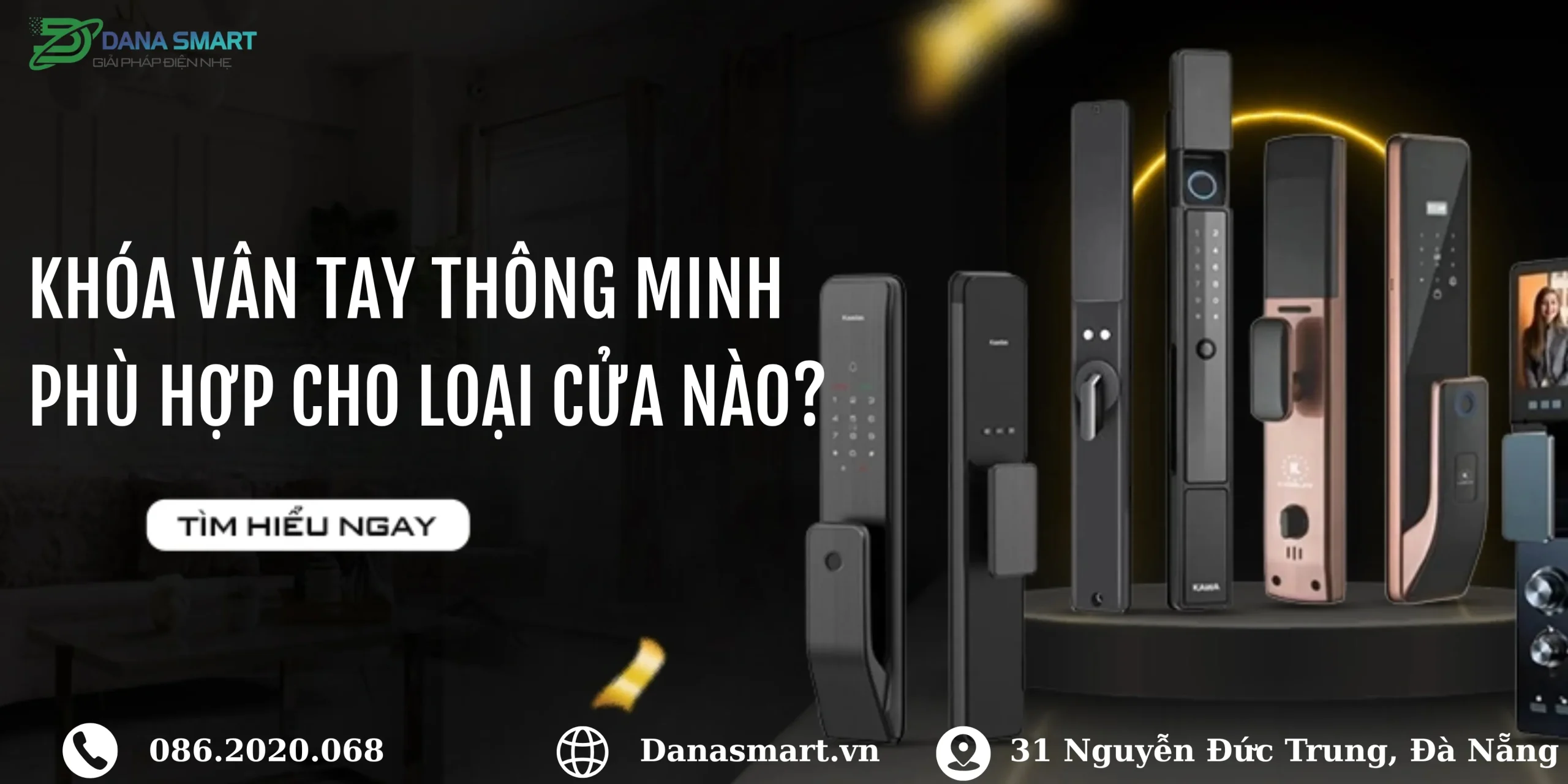 Khóa vân tay thông minh phù hợp cho loại cửa nào?