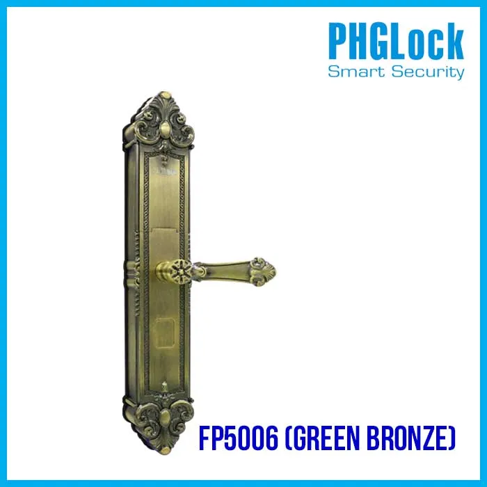 Khóa cửa gỗ cho biệt thự bằng đồng PHGLock FP5006
