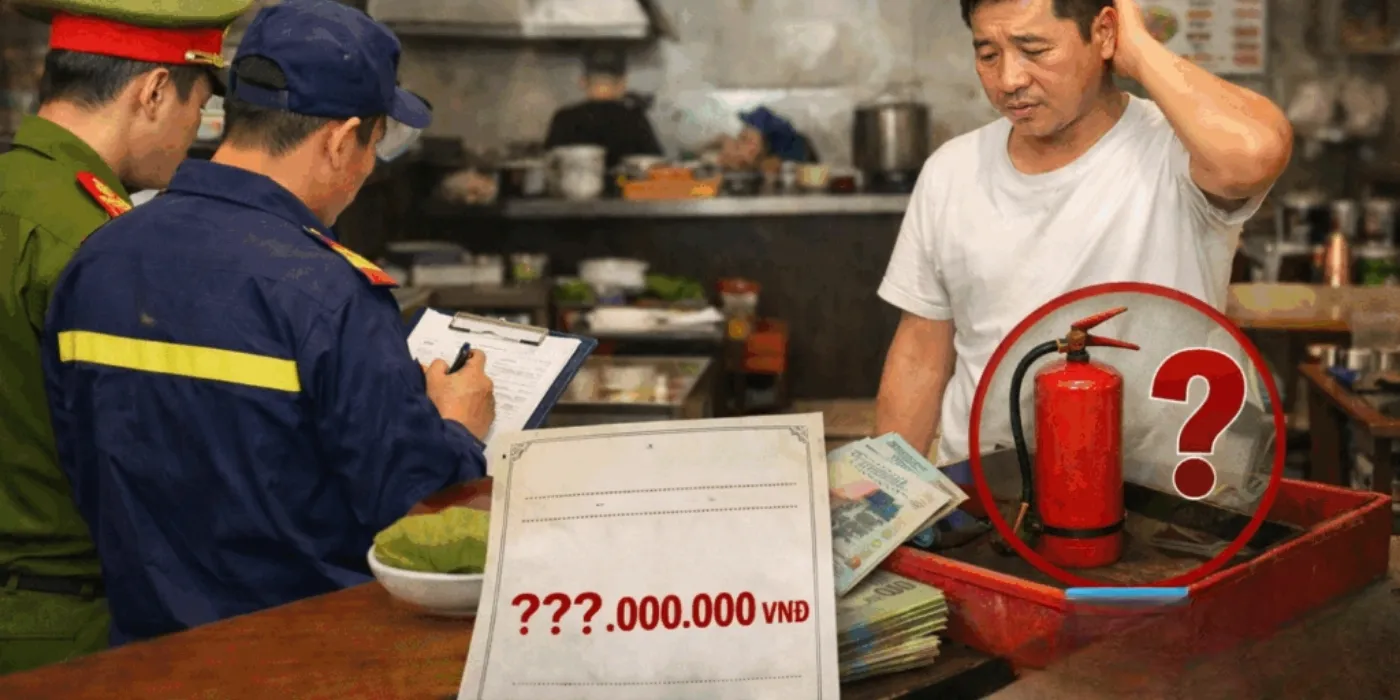 Mức phạt không trang bị bình chữa cháy mới nhất 2026