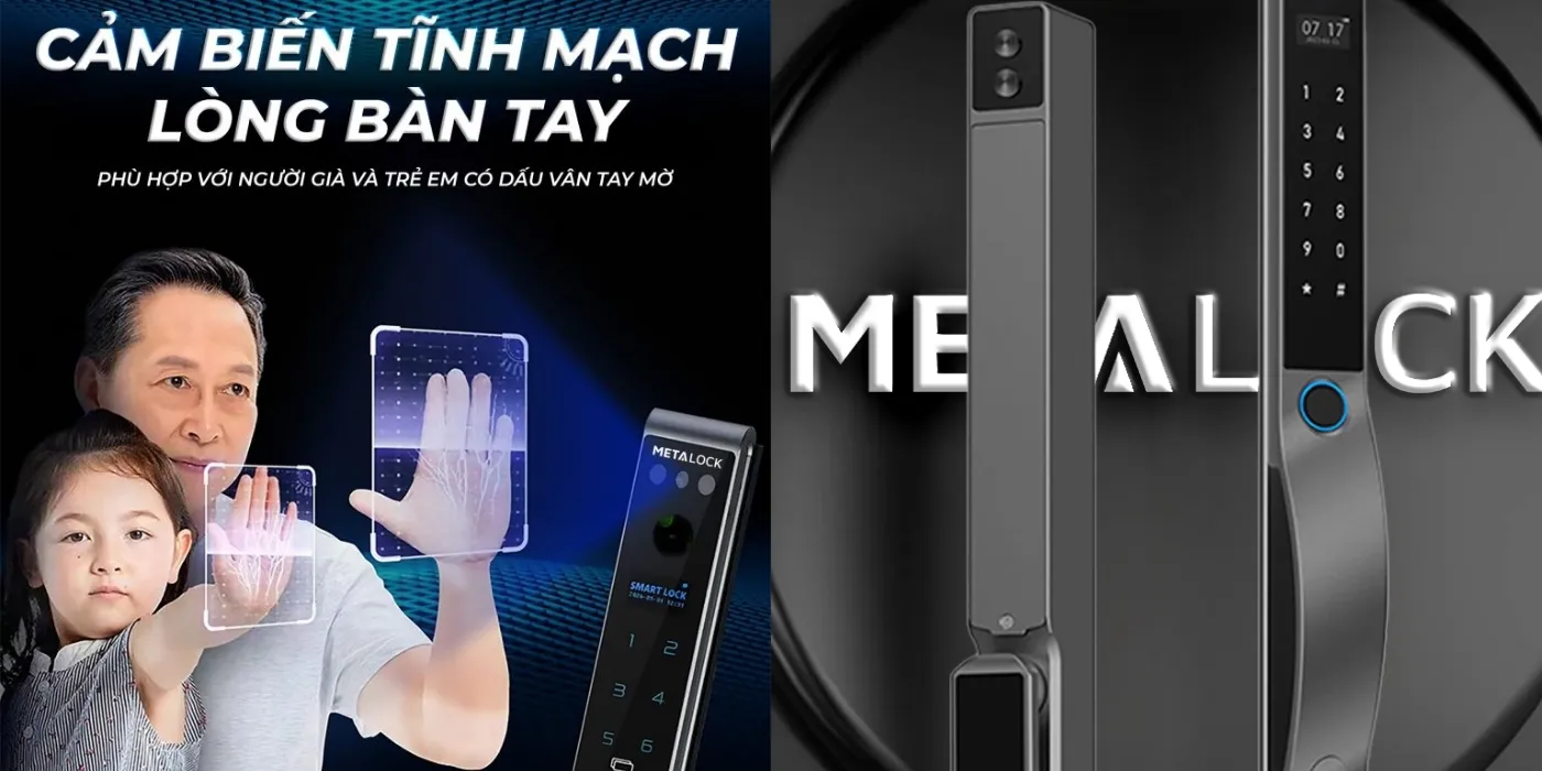 Công nghệ vân tĩnh mạch trên khóa Metalock có gì đặc biệt?