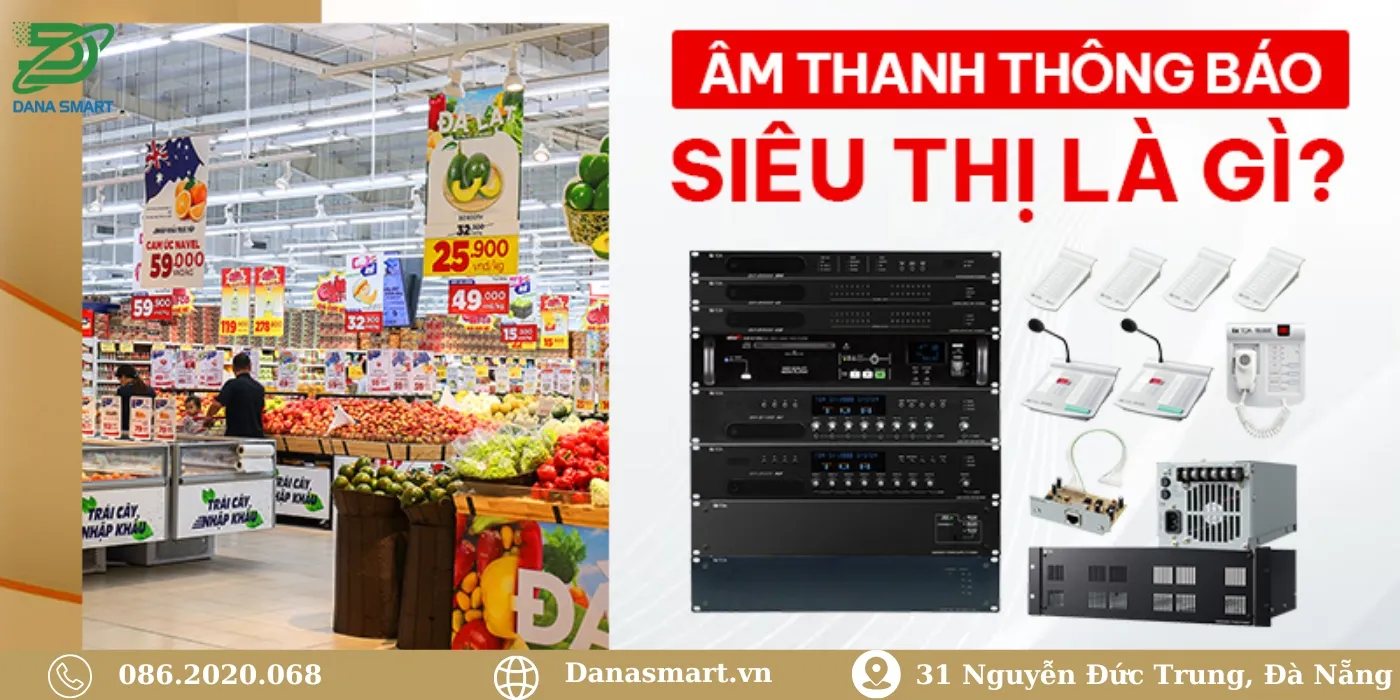 Thi công âm thanh siêu thị, trung tâm thương mại chuẩn kỹ thuật và thẩm mỹ